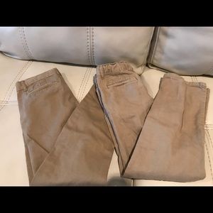 Khaki Uniform Pants- Size 8